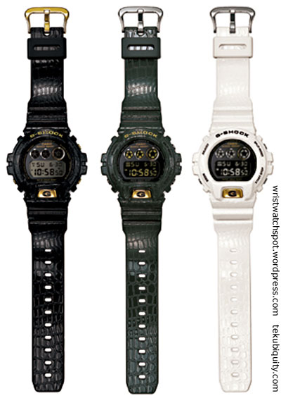 Crocodile Texture G-Shock DW6900CR | Wrist Watch Spot